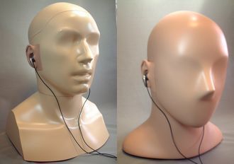 ダミーヘッド+白①② 製品のご案内 - 音響用測定機器・ダミーヘッドをお探しならサザン音響